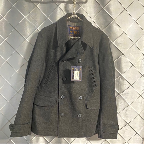 ⭐️HP⭐️Woolrich Wool Peacoat (Men’s) - Picture 6 of 13